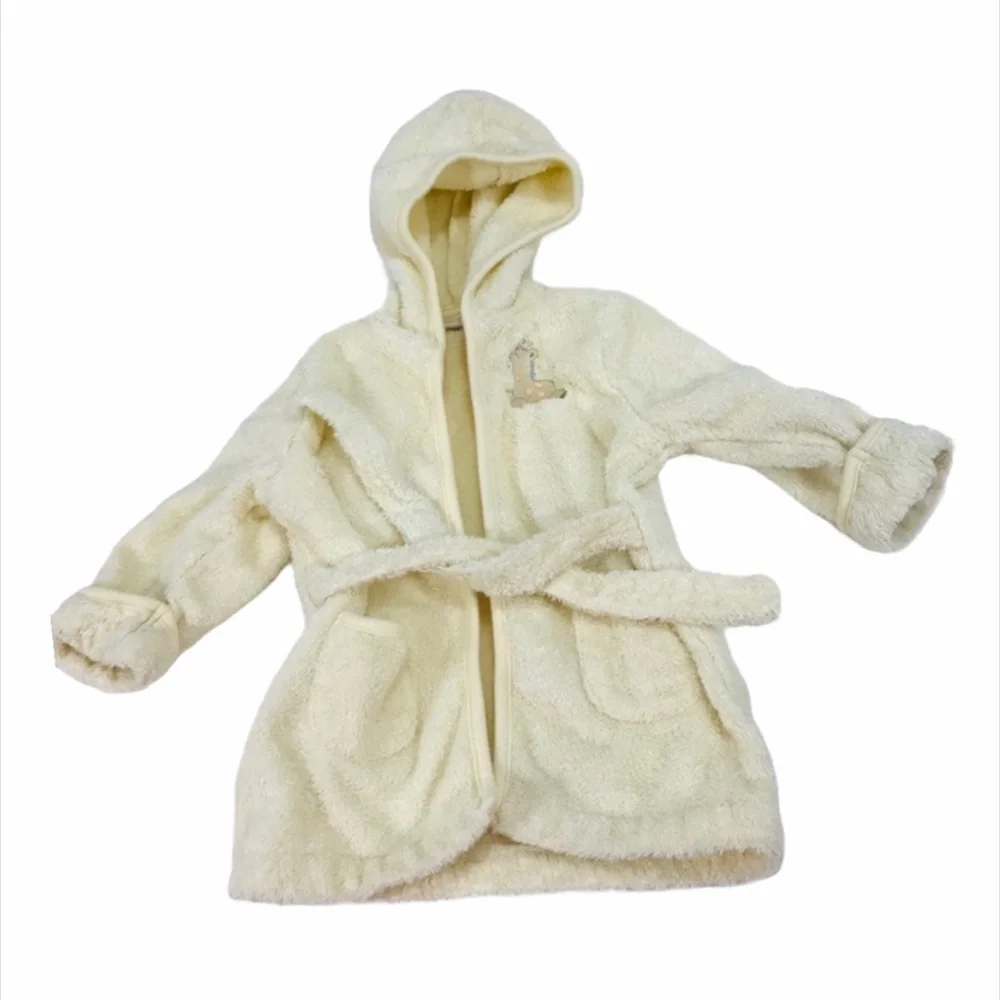 First Impression Giraffe Robe, Cream, 0-9 Months